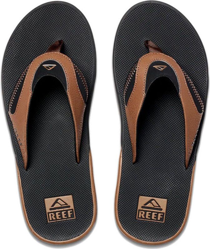 Reef - Fanning - Teenslippers - Zwart - Rubber