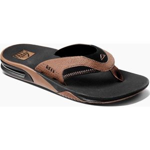 Reef - Fanning Sandalen - Zwart en Lichtbruin - Rubber