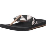 Reef Spring Wovenpebble Dames Slippers - Zwart Bruin