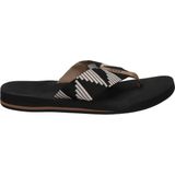 Reef Spring Wovenpebble Dames Slippers - Zwart Bruin