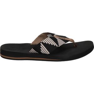 Reef Spring Wovenpebble Dames Slippers - Zwart Bruin