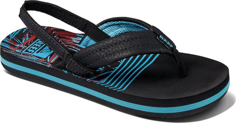 Reef - Little Ahi - Teenslippers - Blauw - Synthetisch Leer - EVA Materiaal
