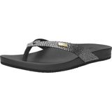 Reef Cushion Court Teenslippers - Zomer slippers - Dames - Zwart