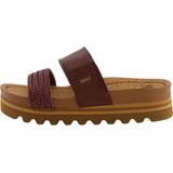 Reef - Cushion Vista - Slipper - Hi Chocolate - 100% Vegan Leer - Schokdempende Werking