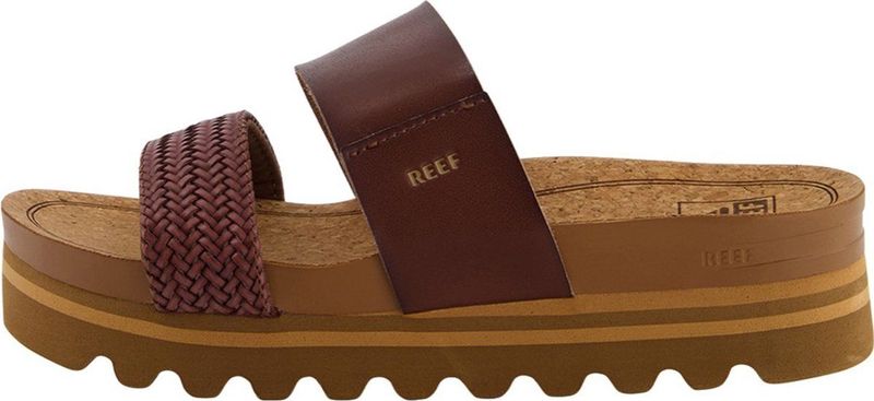 Reef - Cushion Vista - Slipper - Hi Chocolate - 100% Vegan Leer - Schokdempende Werking