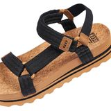 Reef - Cushion Rem Hi - Sandaal - Black - 100% PET - Ondersteunende Voetboog