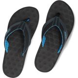 REEF - Ripper - Badslippers - Zwart/Blauw - Waterafstotend - Zacht Voetbed