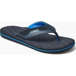 REEF - Ripper - Badslippers - Zwart/Blauw - Waterafstotend - Zacht Voetbed