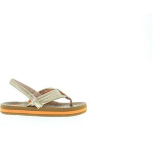 Reef Little Ahiwild Meisjes Slippers - Bruin/Goud - Maat 21