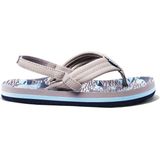 Reef - Little Ahi - Teenslippers - Grijs - Blauw - Gewatteerde Banden van Synthetisch Leer