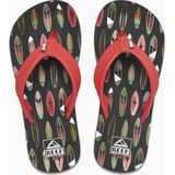Reef Kids Ahi Jongens Slippers - Rood