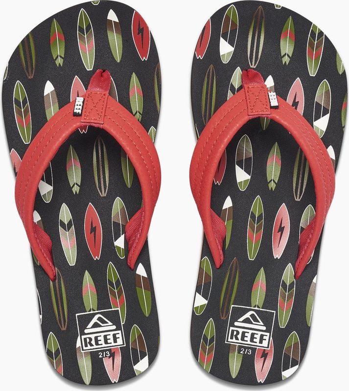 Reef Kids Ahi Jongens Slippers - Rood