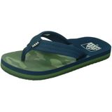 Reef ahi camo teenslipper in de kleur marine.