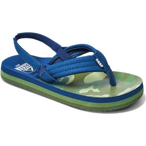 Reef - Little Kids Ahi - Slippers - Blauw Camo - Jongens