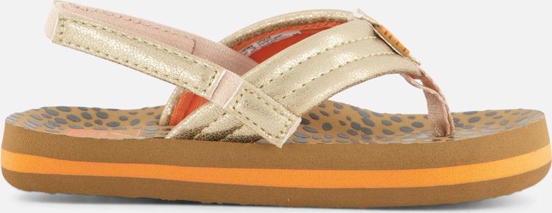 Reef Little Ahiwild Meisjes Slippers - Bruin Goud