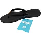 Reef Tides Black-badslipper-slipper voetbed-reef slipper