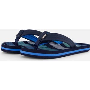Reef Kids Ahideep Sea Stripes Jongens Slippers - Blauw