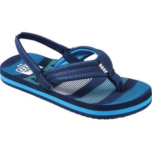 Reef Little Ahideep Sea Stripes Jongens Slippers - Blauw