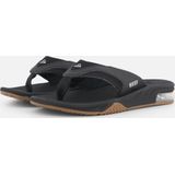 Reef Slippers Fanning Black Silver voor Kinderen