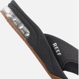 Reef Slippers Fanning Black Silver voor Kinderen