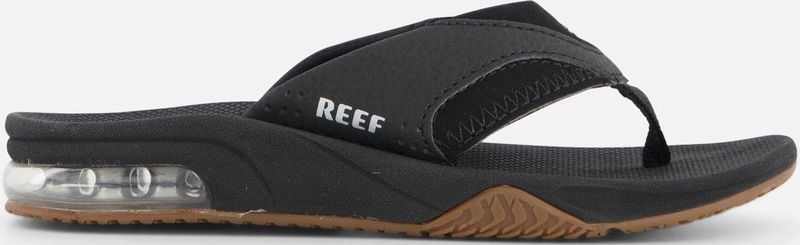 Reef - Fanning - Slippers - Black Silver - Synthetisch - Antislip