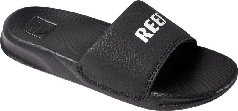 Reef Kids One Slide Jongens Slippers - Zwart Wit