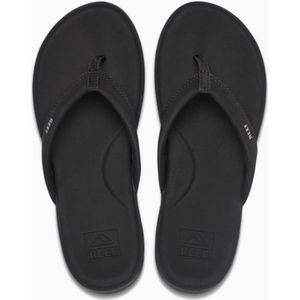 Reef Cushion Cloud Flipflop voor dames, zwart, 41 EU