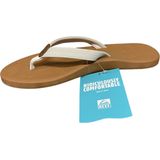 Reef Tides White-badslipper-slipper voetbed-reef slipper