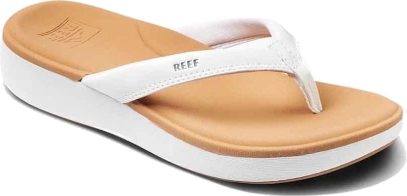 Reef Cushion Cloud Flipflop voor dames, Wit Tan, 40 EU