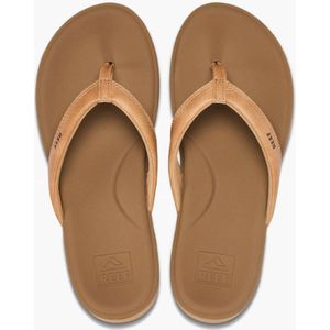 Reef Cushion Cloudnatural Dames Slippers - Cognac - Maat 38,5