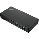 3-Port USB Hub Lenovo 40AY0090EU Black
