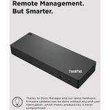Lenovo THINKPAD UNIVERSAL THUNDERBOLT 4 DOCK - EU, Zwart
