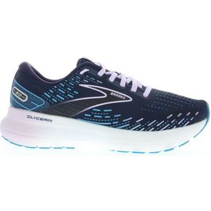 Brooks Glycerin 20 Hardloopschoenen voor dames, Peacoat Blue Ocean Pastel Lilac, 42.5 EU Stretta