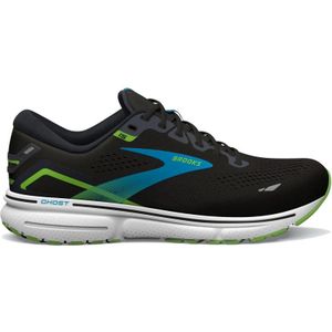 Brooks Heren Ghost 15 Sneaker, Zwart/Hawaiian Ocean/Groen, 11 UK, Zwart Hawaiiaans Oceaan Groen, 46 EU