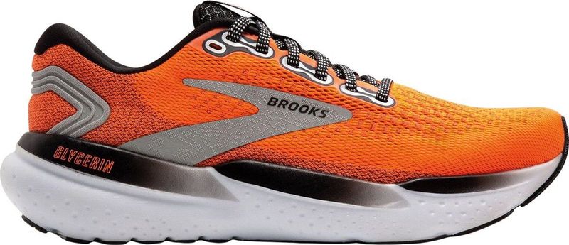 Brooks - Glycerin 21 - Hardloopschoenen - Oranje - Zwart - Zilver