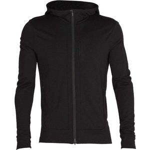 ICEBREAKER Quantum III Merino Sweatshirt Met Volledige Rits Heren - Black