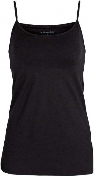Icebreaker - Siren Bra Cami - Tanktop - Black - 100% Wol