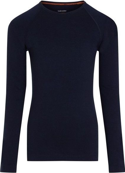 Icebreaker Merino 200 Oasis Lange Mouwen Basislaag Zwart Jongen