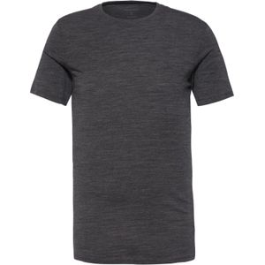 Icebreaker - Anatomica SS Crewe - T-Shirt - Jet Heather - 83% Merinowol