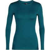 Icebreaker Merino 200 Oasis Lange Mouwen Basislaag Blauw Vrouw
