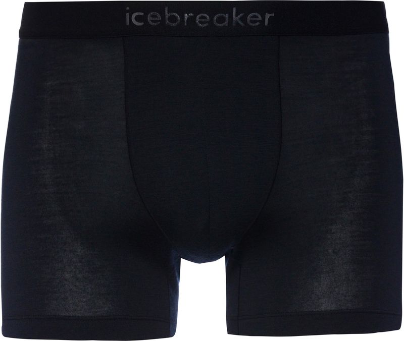Icebreaker - Anatomica Boxershorts - Zwart - Merinowol - Slim-fit