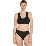 Icebreaker - Merino 125 Cool-Lite Sprite Racerback Bra - Sport BH - Zwart