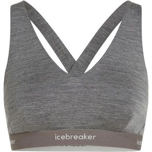 Icebreaker - Merino Blend 125 Cool-Lite Sprite Racerback Sportbeha - Zwart - Merino Mix