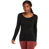 Icebreaker - Merino 260 Tech L/S Scoop - Merino-ondergoed - Zwart