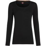 Icebreaker - Merino 260 Tech L/S Scoop - Merino-ondergoed - Zwart
