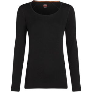 Icebreaker - Merino 260 Tech L/S Scoop - Merino-ondergoed - Zwart