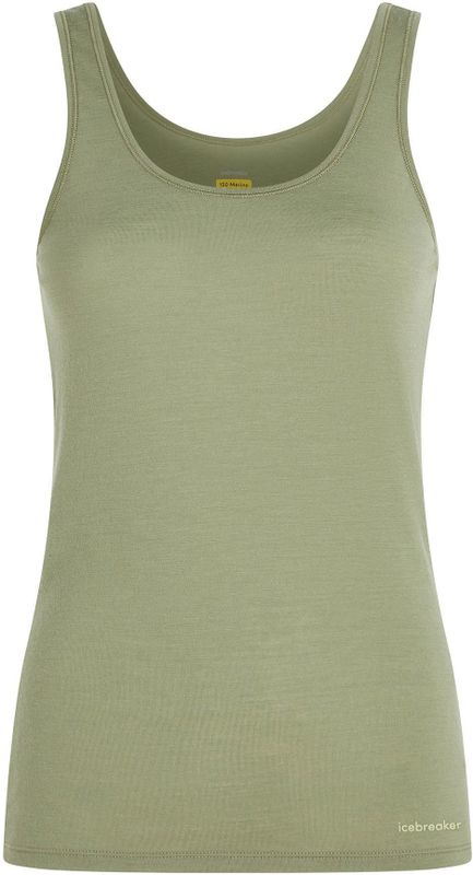 Icebreaker - Siren Tank - Tanktop - Lichen - 83% Merinowol
