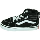 Vans Toddler Filmore Hi Zip Suede Canvas Black White-Schoenmaat 23,5