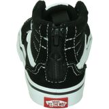 Vans Toddler Filmore Hi Zip Suede Canvas Black White-Schoenmaat 23,5