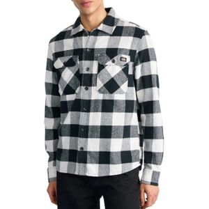 Dickies Sherpa Sacramento Overhemd Met Lange Mouwen Wit,Grijs S Man